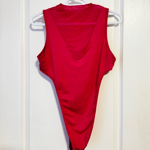 hot pink halter top body suit - Picture 2 of 2